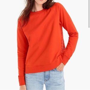 J. Crew Eyelet-back popover